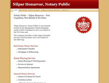 Tablet Screenshot of nilparnotary.com